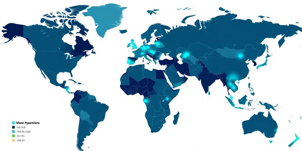 Regional talent density heatmap